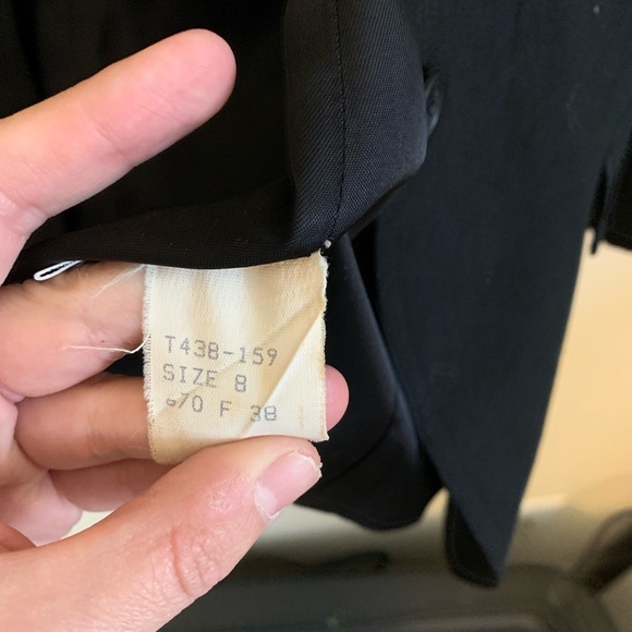 Vintage Pendleton women’s blazer black size 8 - Picture 3 of 3